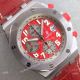 Swiss 7750 Audemars Piguet Clone Watch SS Red Dial Red Leather (4)_th.jpg